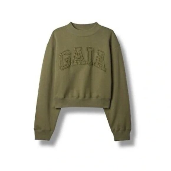GAP x Cult Gaia Cropped Sweatshirt - Picture 4 of 7